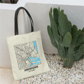 Aberdeen, Scotland City Map Tote Bag