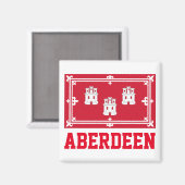 Aberdeen, SCOTLAND Magneet (Voorkant / Achterkant)