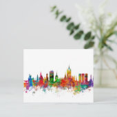 Aberdeen Scotland Skyline Briefkaart (Staand voorkant)