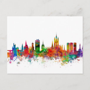 Aberdeen Scotland Skyline Briefkaart