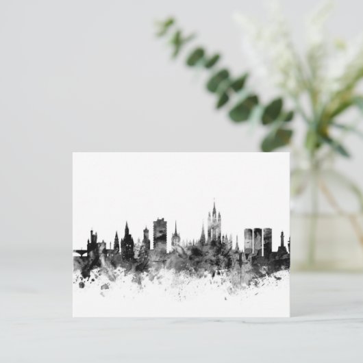 Aberdeen Scotland Skyline Briefkaart (Staand voorkant)