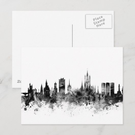Aberdeen Scotland Skyline Briefkaart (Voorkant / Achterkant)
