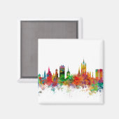 Aberdeen Scotland Skyline Magneet (Voorkant / Achterkant)