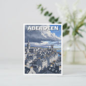 Aberdeen Scotland Travel Briefkaart (Staand voorkant)