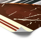 Aberdeen Scotland  treinreisposter Poster (Hoek)