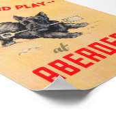 Aberdeen Scotland Vintage Poster (Hoek)