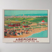 Aberdeen Scotland Vintage Poster (Voorkant)