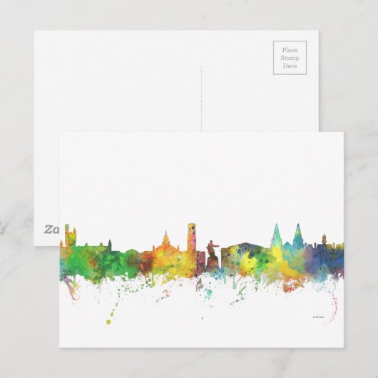 ABERDEEN SKYLINE BRIEFKAART (Voorkant / Achterkant)