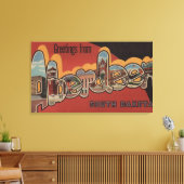 Aberdeen, South Dakota - Large Letter Scenes Canvas Afdruk (Insitu (Woonkamer))