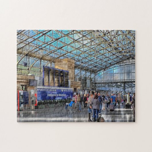 Aberdeen Treinstation Legpuzzel (Horizontaal)
