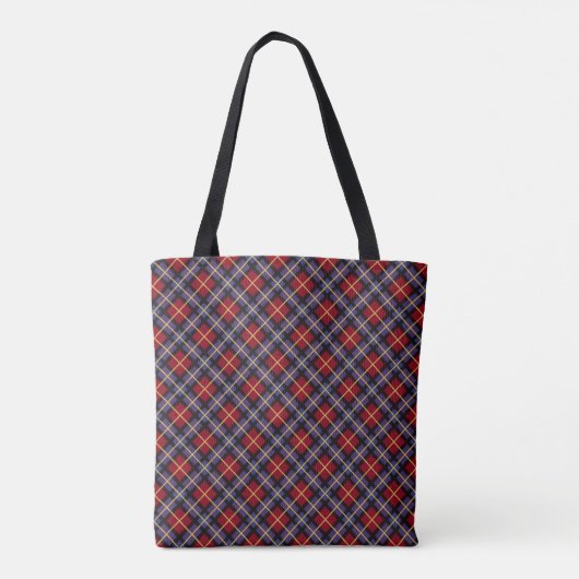 Aberdeen University Tartan Tote Bag (Achterkant)