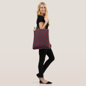Aberdeen University Tartan Tote Bag (Op model)