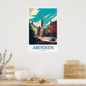 Aberdeen Vintage Reisposter Ski Nationaal Park Poster (Keuken)