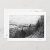 Aberdeen, WA Town Uitzicht Mill en Harbour Photogr Briefkaart (Voorkant / Achterkant)