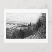 Aberdeen, WA Town Uitzicht Mill en Harbour Photogr Briefkaart (Voorkant)