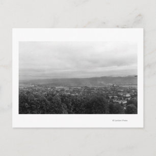 Aberdeen, WA Town Uitzicht uit Belaire Hill Briefkaart