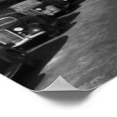 Aberdeen, WA - Uitzicht van de straat van Wishkan Poster (Hoek)