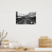 Aberdeen, WA - Uitzicht van de straat van Wishkan Poster (Keuken)