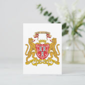 Aberdeen wapenschild briefkaart (Staand voorkant)