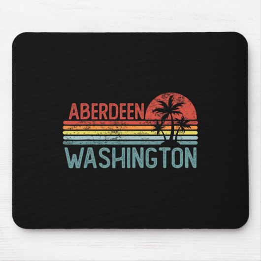 Aberdeen Washington Grappig Usa Stad Trip Thuis Ro Muismat (Voorkant)
