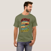 Aberdeen Washington Vintage Travel T-Shirt (Voorkant volledig)