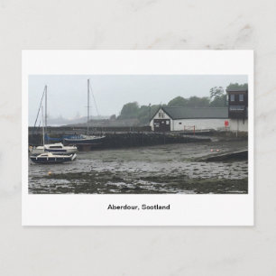 Aberdour - Boats voor de havengebouwen Briefkaart