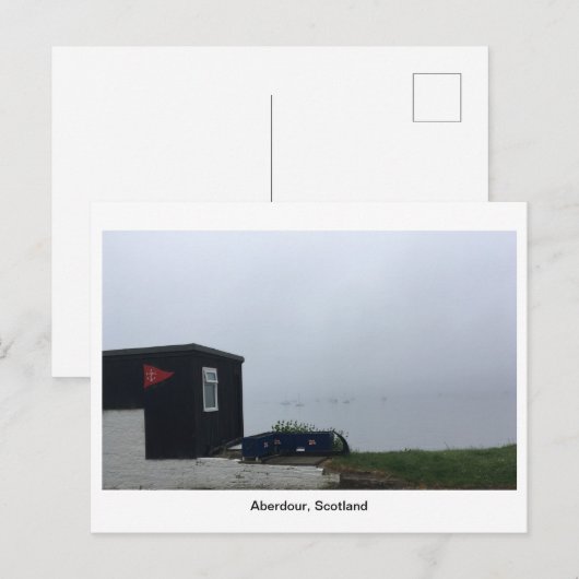 Aberdour Harbor Hut Briefkaart (Voorkant / Achterkant)