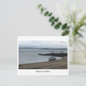 Aberdour Harbour - Boat op strand Briefkaart (Staand voorkant)