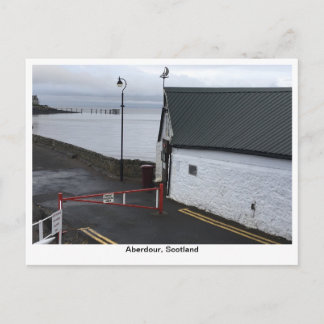 Aberdour Harbour-gebouwen Briefkaart