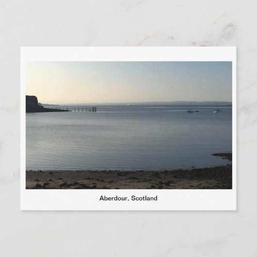 Aberdour Harbour op Dawn Briefkaart (Voorkant)
