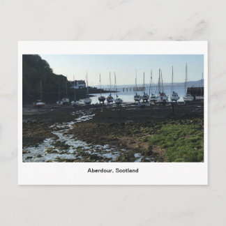 Aberdour Harbour op Dawn Briefkaart