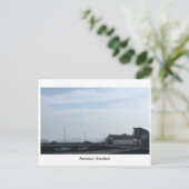 Aberdour Harbour op een heldere dag Briefkaart (Staand voorkant)