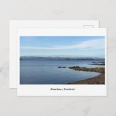 Aberdour op een heldere dag briefkaart (Voorkant / Achterkant)