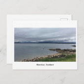 Aberdour, Schotland - Cloudy Beach Briefkaart (Voorkant / Achterkant)