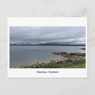 Aberdour, Schotland - Cloudy Beach Briefkaart
