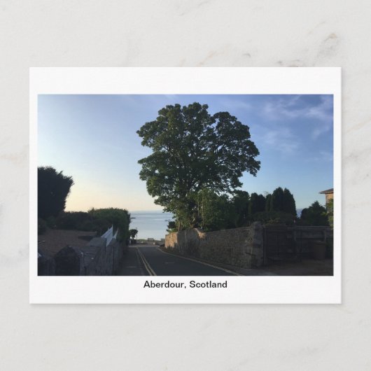 Aberdour, Schotland - weg naar het strand Briefkaart (Voorkant)