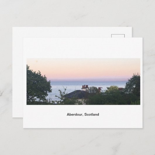 Aberdour Sunset Briefkaart (Voorkant / Achterkant)