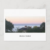 Aberdour Sunset Briefkaart (Voorkant)