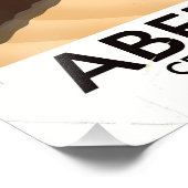 Aberdyfi, Ceredigion Wales vintage poster (Hoek)