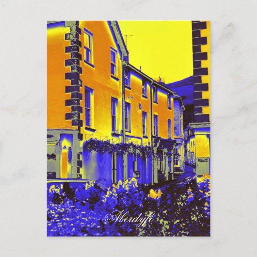 ABERDYFI WALES BRIEFKAART (Voorkant)