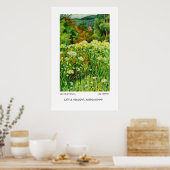 Abergavenny Castle Meadows Print of Poster (Keuken)