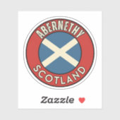 Abernethy, Schotland Sticker (Vel)