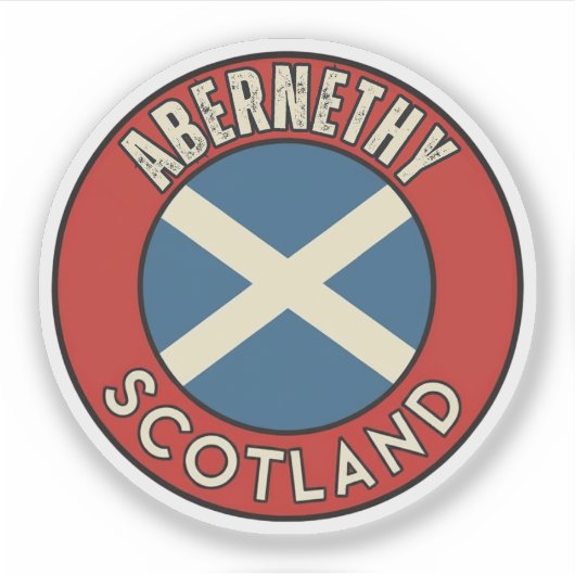 Abernethy, Schotland Sticker (Voorkant)
