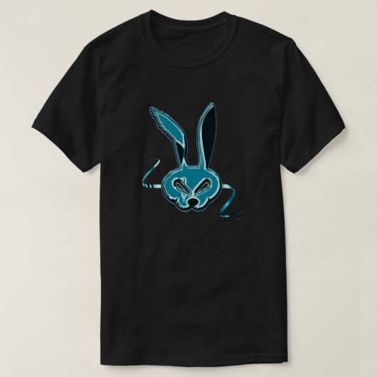 Aberrant Hare T-Shirt - Turquoise (Design voorkant)