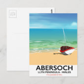 Abersoch, Llyn Peninsula Wales poster Briefkaart (Voorkant / Achterkant)