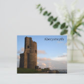 Aberystwyth Castle Briefkaart (Staand voorkant)