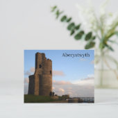Aberystwyth Castle Briefkaart (Staand voorkant)