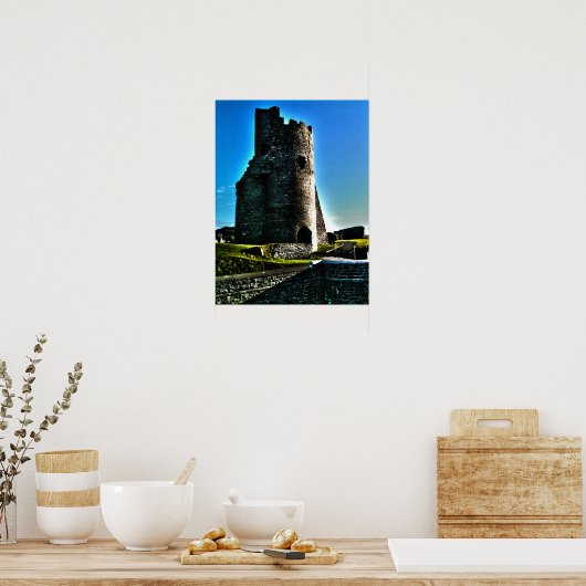 Aberystwyth Castle Poster (Keuken)