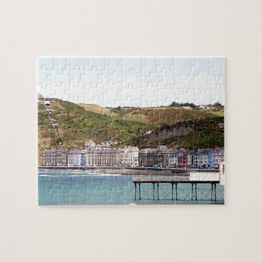 Aberystwyth harbor, Wales Legpuzzel (Horizontaal)