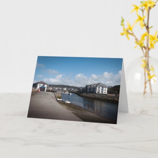 Aberystwyth Harbour en Marina Kaart (Gele Bloem)